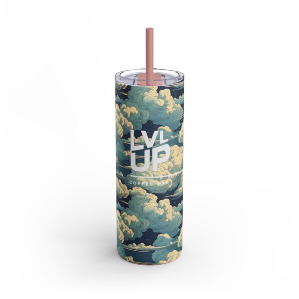 LVLUP Clouds Skinny Matte Tumbler, 20oz
