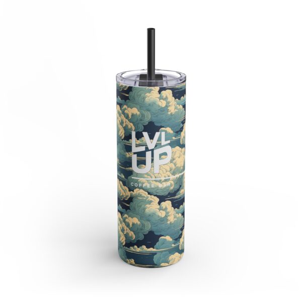 LVLUP Clouds Skinny Matte Tumbler, 20oz