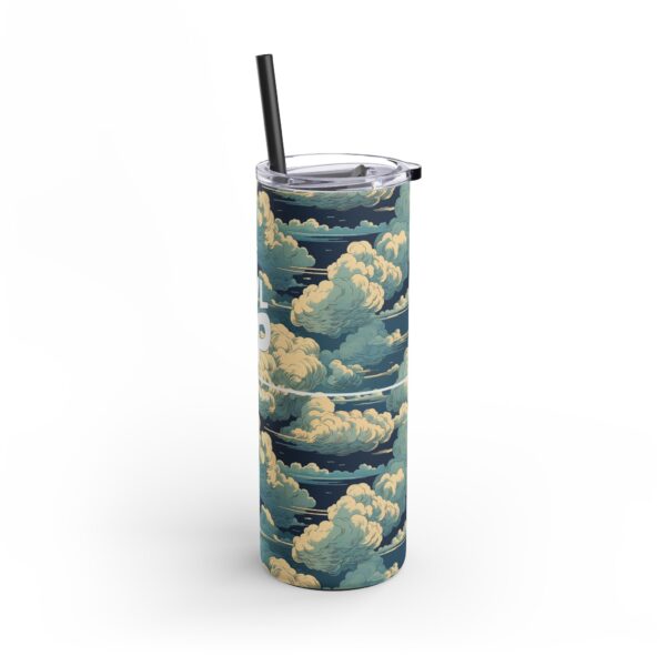 LVLUP Clouds Skinny Matte Tumbler, 20oz